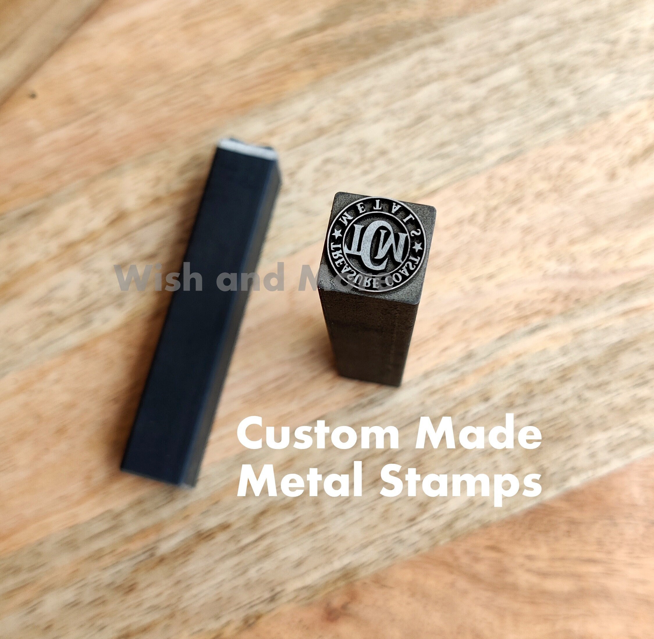 Custom Metal Stamp, Personalized Steel Punch For Jewelry, Hand