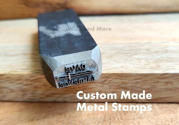 Steel Marking Stamps, Metal Die Stamp, Custom Metal Punch Stamp, Metal Stamping, Personalized Metal Stamp Hand Stamps, Metal Logo stamp