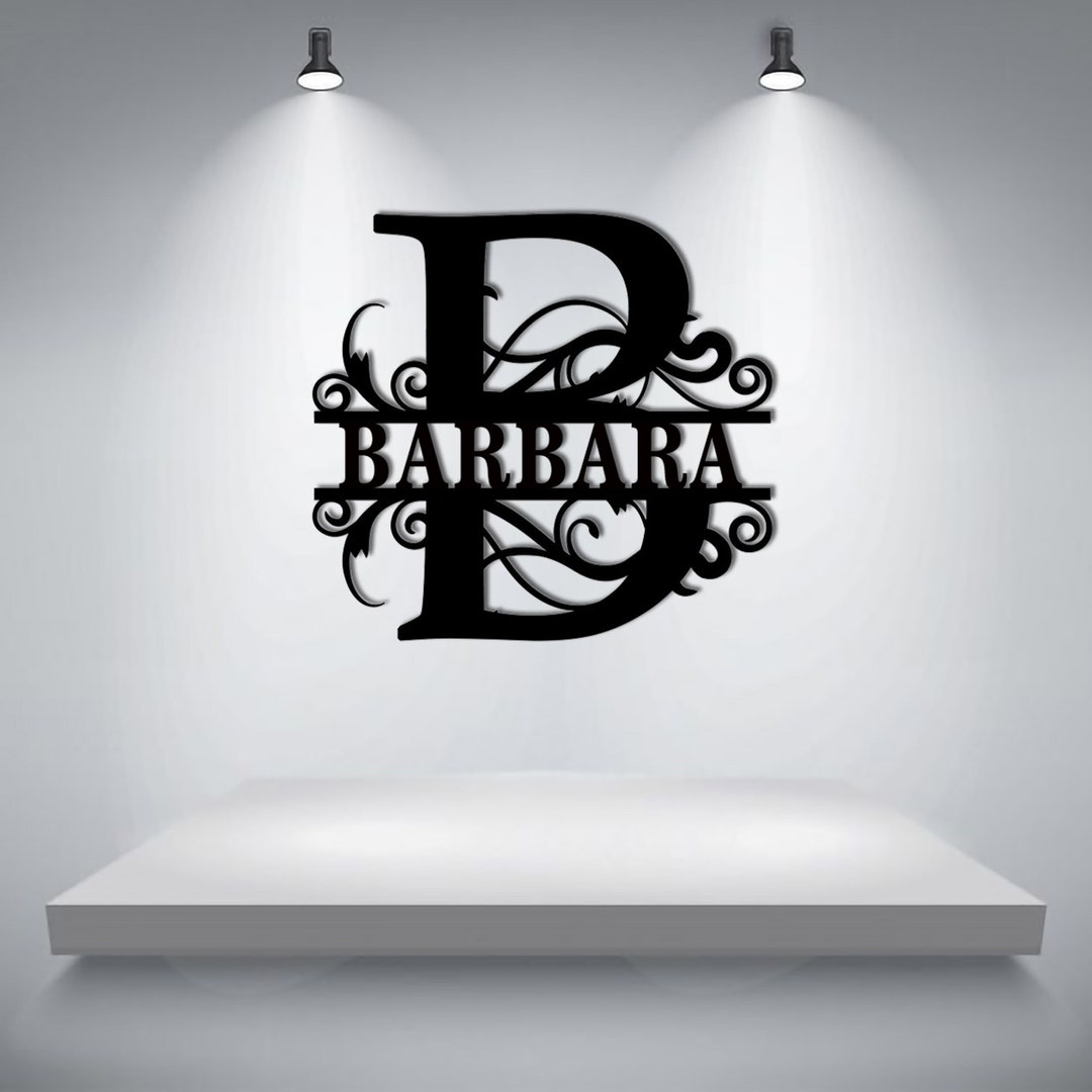 Customized Name Sign | Metal Name Sign | Unique Holiday Gift ...