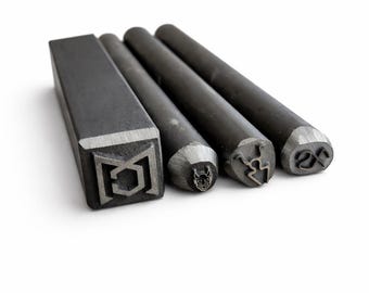 Personalized jewelry stamps, Custom Metal stamp Logo embosser stamps, Logo metal stamp for Metal Branding