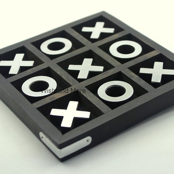 Tic-Tac-Toe Board Game, Outdoor/Indoor Party Set For Children/ Adults, Perfect For Backyard Entertainment, Classic Coffee Table Home Decor