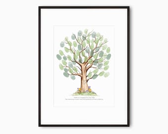 Fingerprint Tree Teacher Appreciation Gift | Class Keepsake (Digital Download)