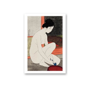 Japanese Art Digital Print | Yokugo no onna by Goyō Hashiguchi | Instant Art Prints | Digital Prints  | PRINTABLE Digital