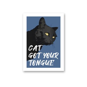 Cat Lover Wall Art, Altered Art Print, Funny Cat Quote Print, Quirky wall art, Funny Cat Art, Cat Lovers Gift Idea, Cat Art Painting