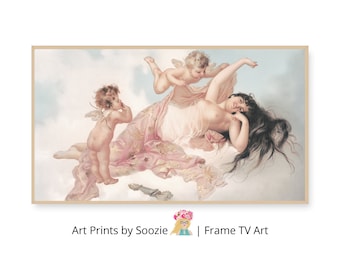 Awakening Love Cherub Art, Valentines Day Samsung Frame TV Art (Digital Download)