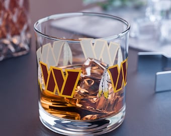 Legendäre Washington Captains Fusion Rocks Glas, 10oz
