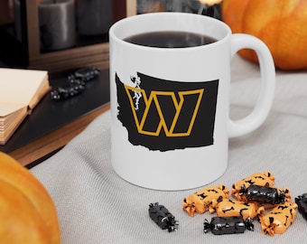 Lustige Washington Kommandanten Tasse, Washington State Kommandanten Kaffeetasse, Keramikbecher 11 Unzen, Washington Kommandanten Fehler Becher