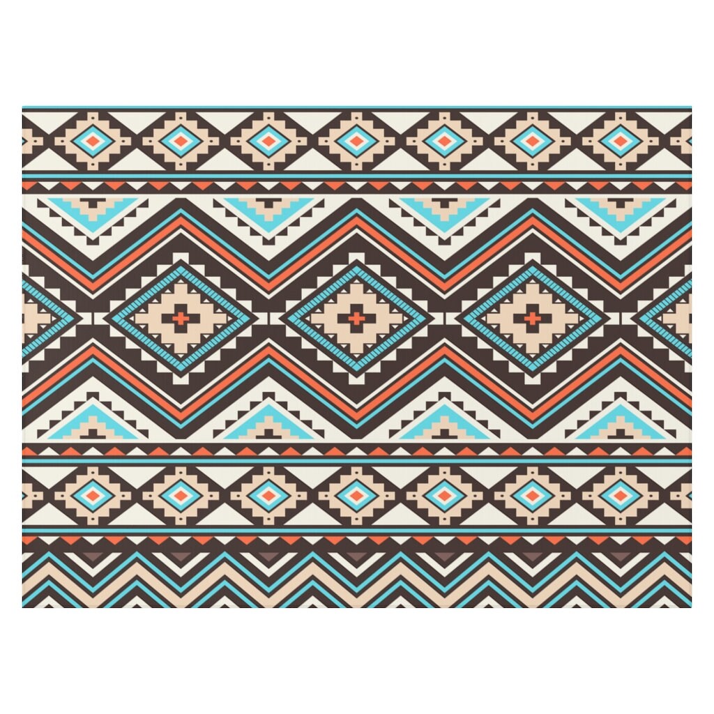 Geometric Linear Native American Apache Textile Dornier Rug - Etsy