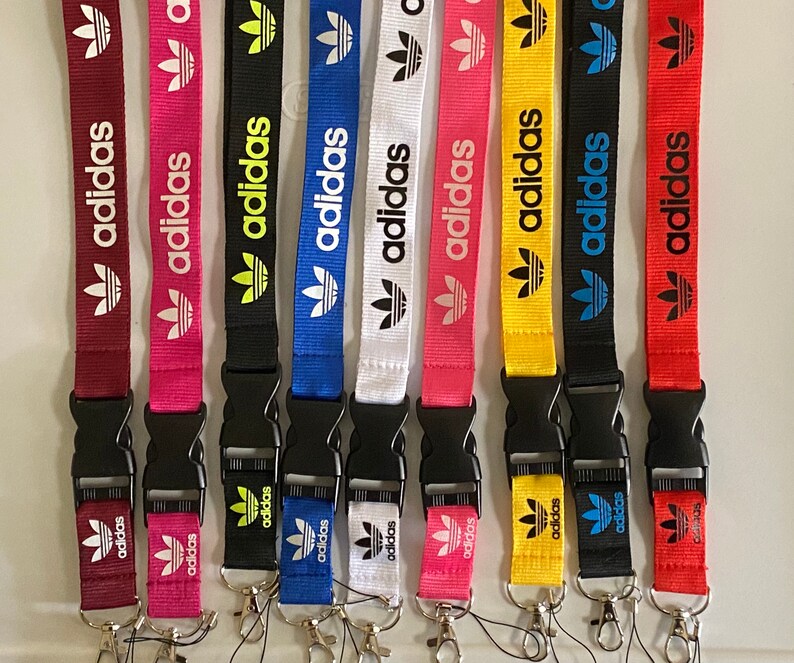 Adidas Lanyard Multiple Colors Available Etsy