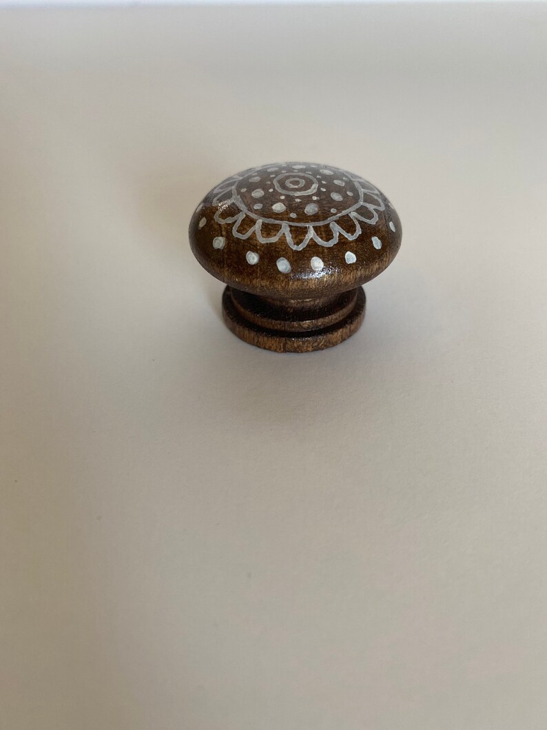 Hand painted wooden knobs for drawers childrens Etsy