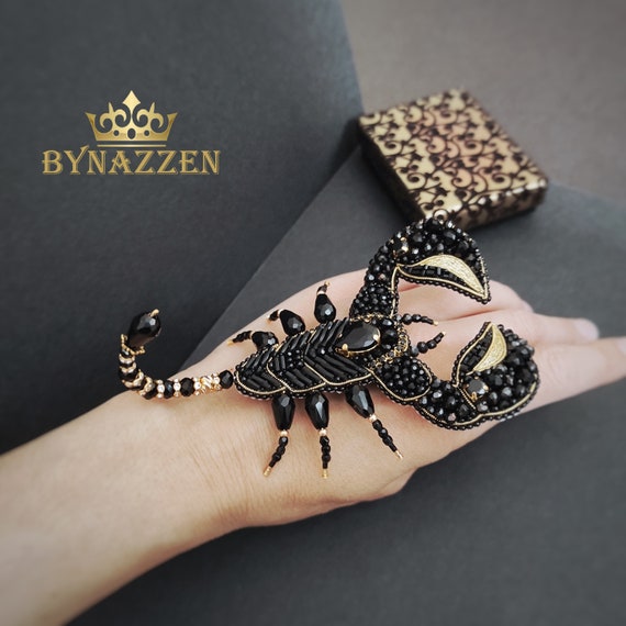 Scorpio brooch deals