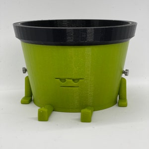 NEW Happy Planter! Franklin! Halloween Planter, Kawaii Planter, Planter with Face, Succulent Planter, Indoor Planter, Small and Medium Size