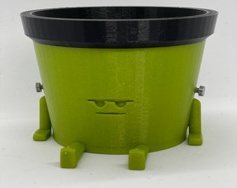 NEW Happy Planter! Franklin! Halloween Planter, Kawaii Planter, Planter with Face, Succulent Planter, Indoor Planter, Small and Medium Size