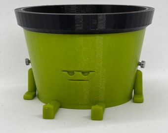 Franklin the Grumpy Planter: Kawaii Succulent Planter with Face