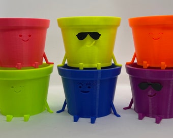 Happiest Planters in NEON Colors!