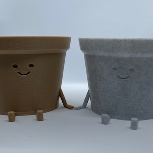 Happy Planter: 2.5&quot; Whimsical Decor with Drainage
