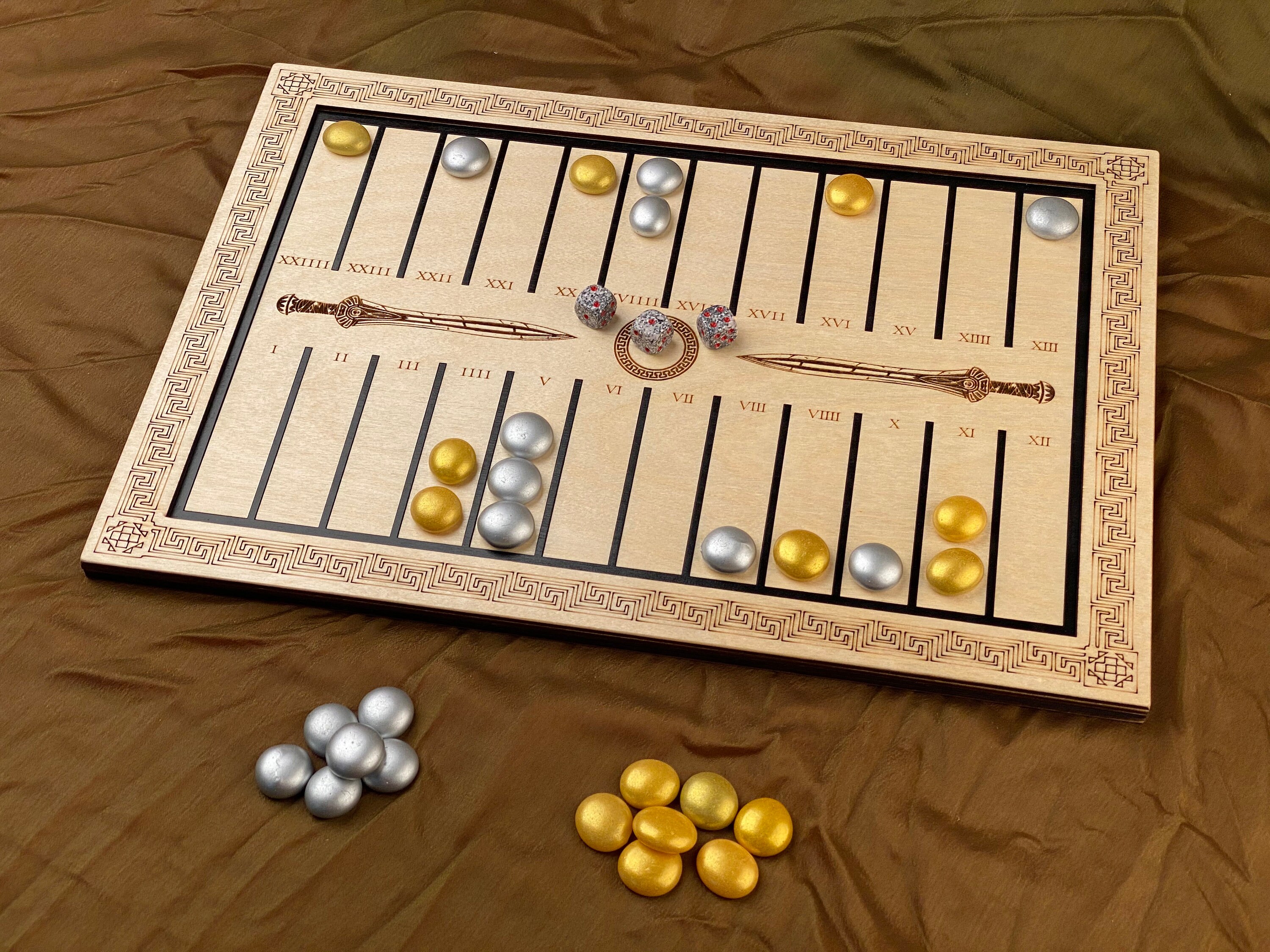 TABULA The Game of the Ancient Greeks Beautifully Made | Etsy