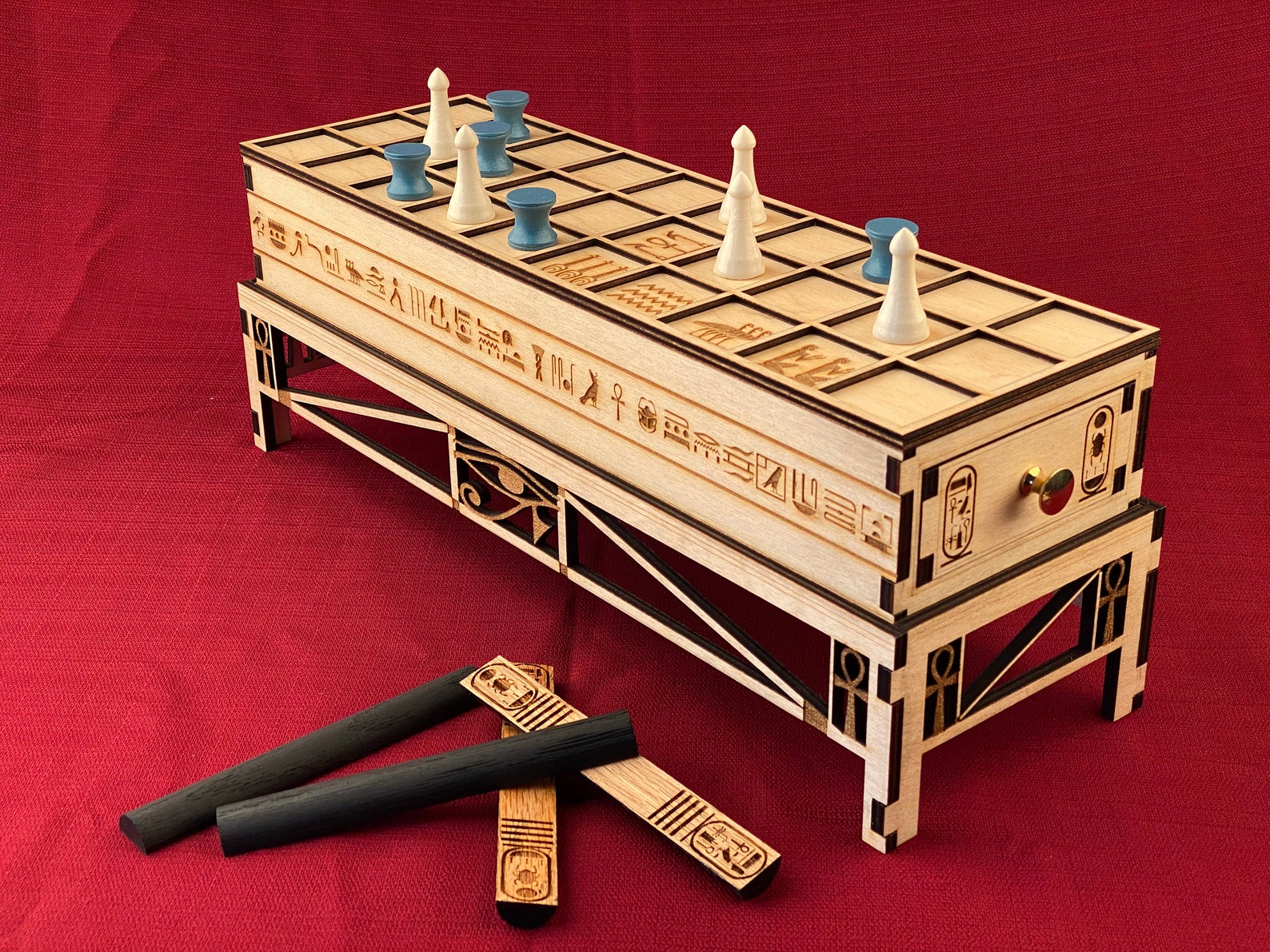 Ancient Egyptian Game of King Tut's Game Egypt Etsy
