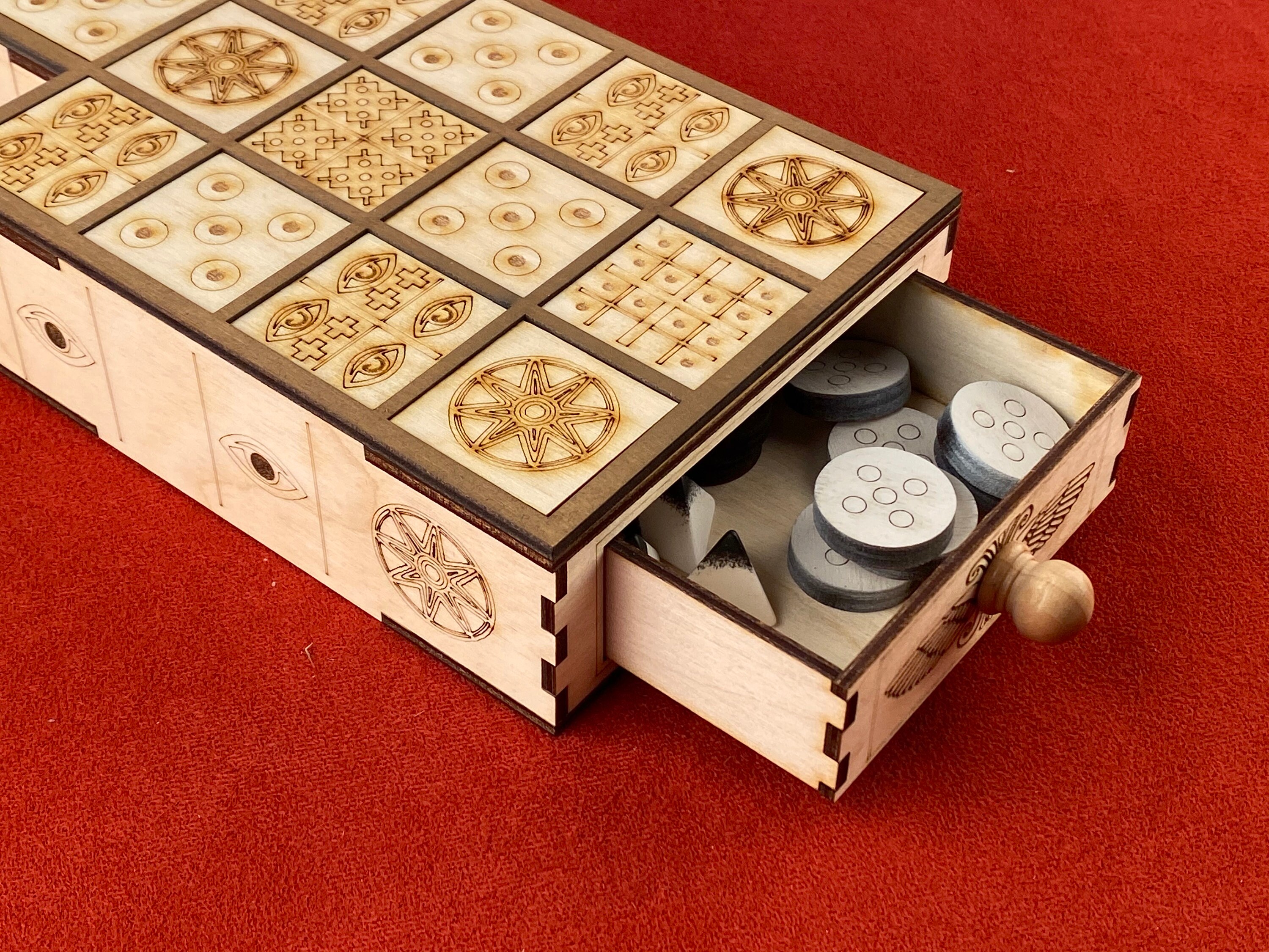 The Royal Game of Ur Ancient Sumerian Game Amazing Detail Etsy