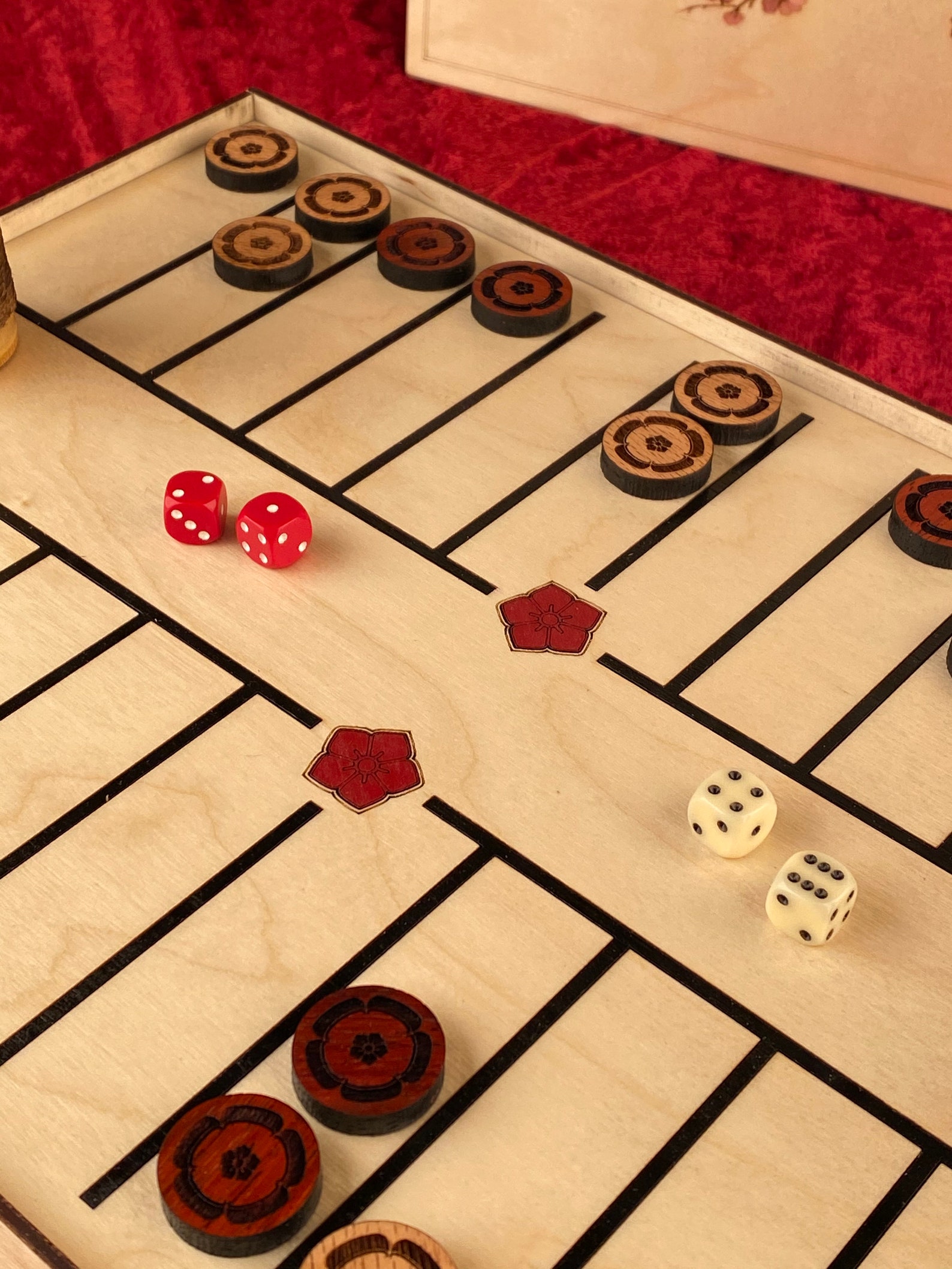 Ban Sugoroku Ancient Japanese Game. Ancestor to Backgammon Etsy