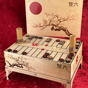 Ban Sugoroku ~ An Ancient Japanese Game. Ancestor to Backgammon.