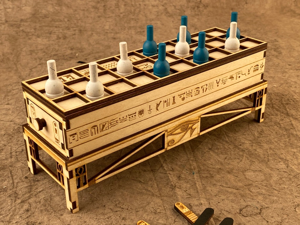The Ancient Egyptian Board Game Strategic Beautiful Etsy
