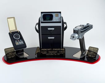 STAR TREK Landing Party Custom Display Stand for Wand Company