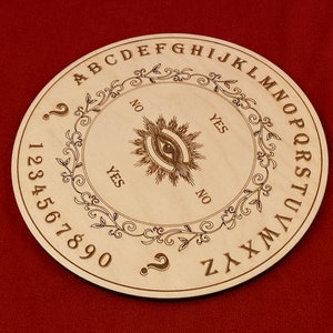 Victorian Style Pendulum Board. Ouija Board Style, 19th Century Look. Highly Detailed and Crafted.