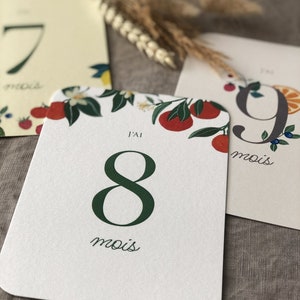 Cartes étapes Fruits 'Ma première Année' image 4