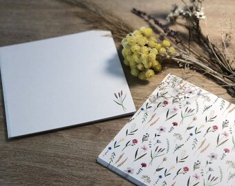 Lot de 5 cartes de correspondance