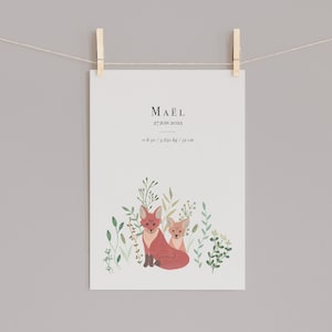 Poster personalizzato Volpi