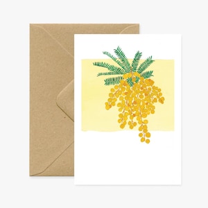 Biglietto d'auguri Mimosa