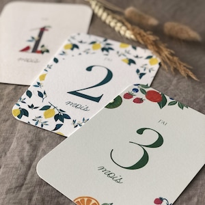 Cartes étapes Fruits 'Ma première Année' image 3