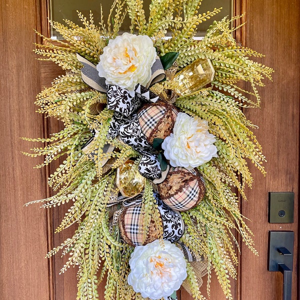 Year around wreath, Jewel Swag, Front Door Wreath, luxury Decor, Everyday Wreath, Door Decor, Home Decor, Porch Decor, Housewarming Gift