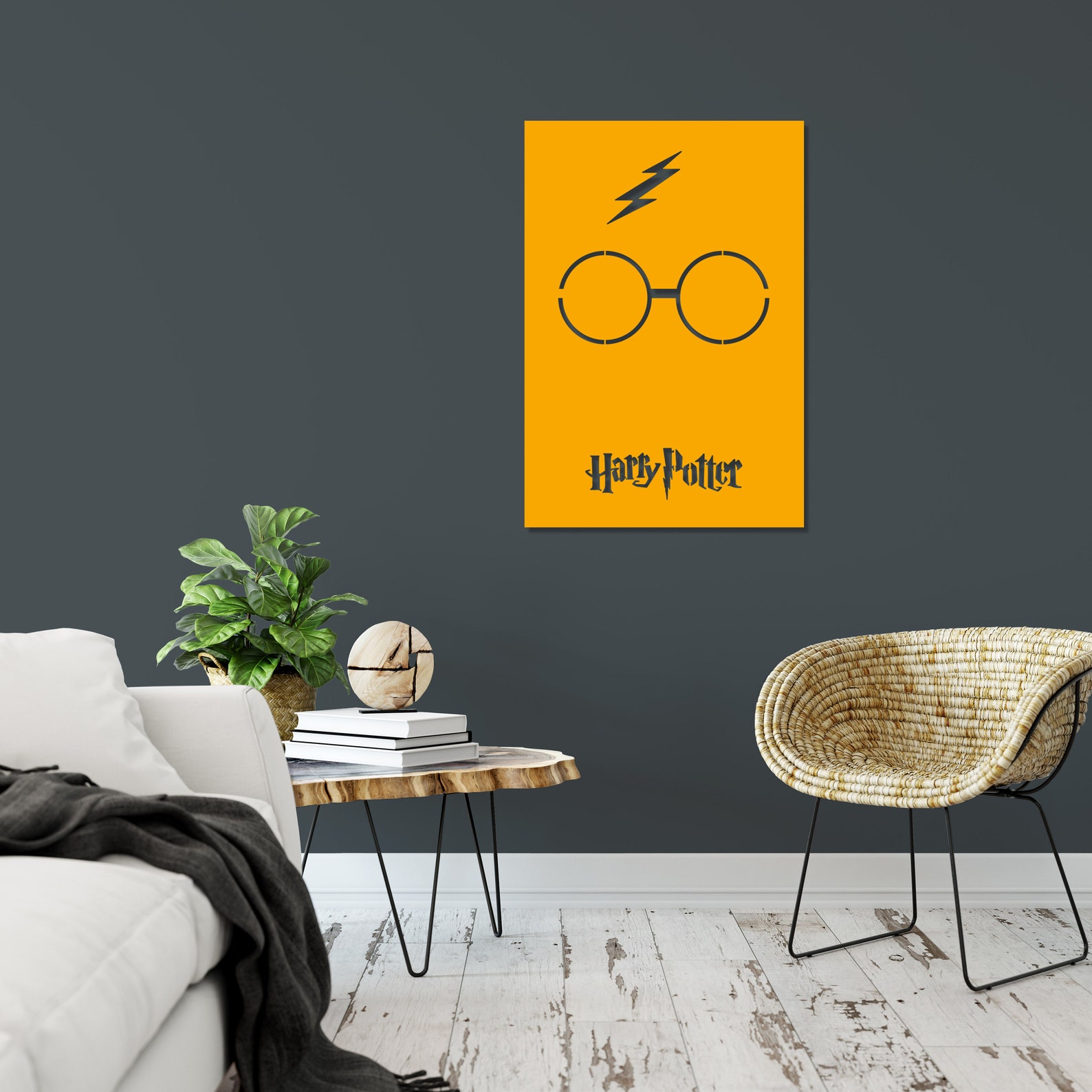 Harry Potter Movie Wall Art Metal Wall Decor Wall Hangings Etsy