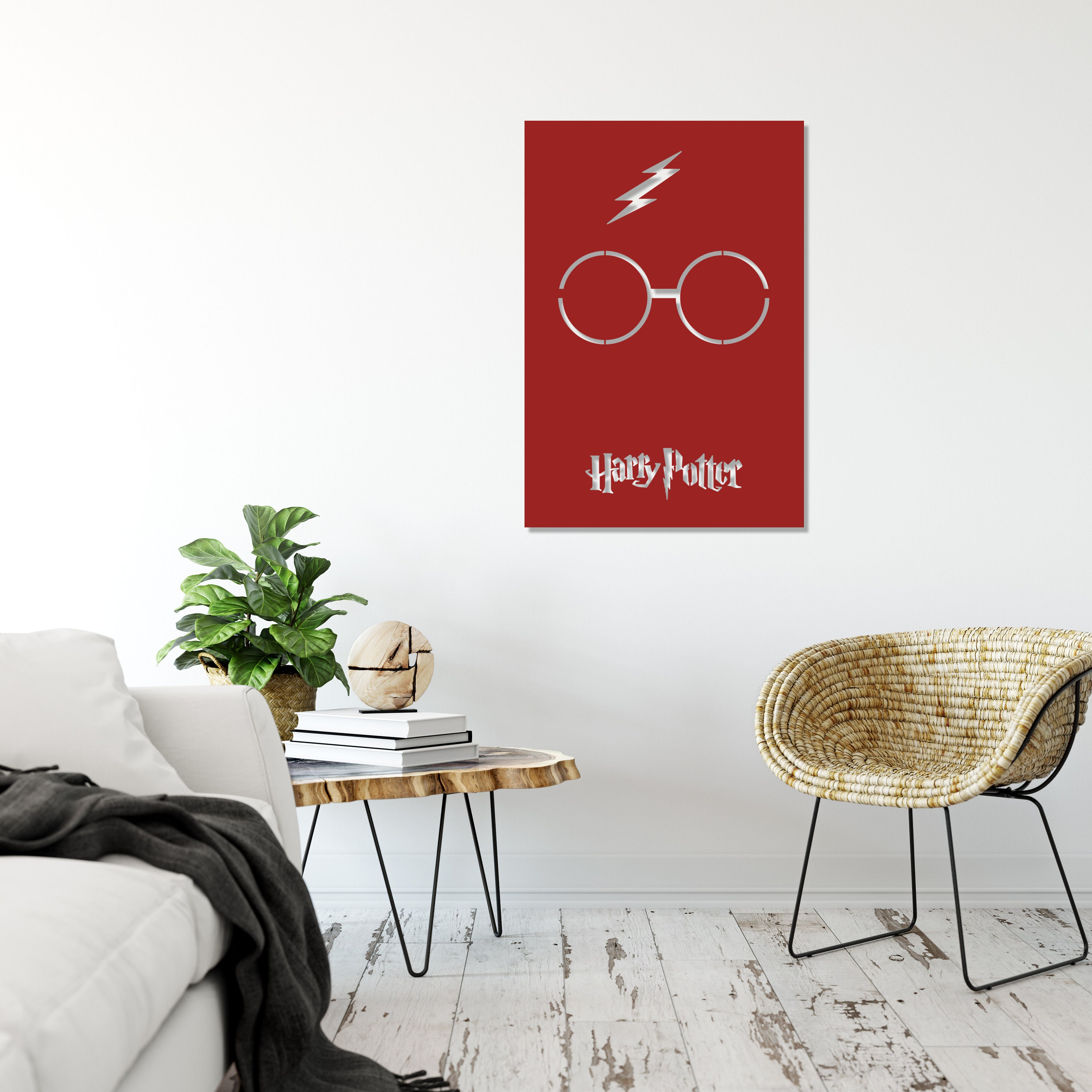 Harry Potter Movie Wall Art Metal Wall Decor Wall Hangings Etsy