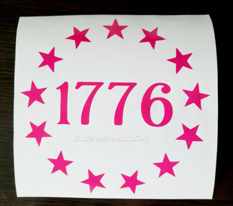 Patriotic Decal American Sticker USA Decal Patriotic Sticker Decal American Decal Freedom Sticker 1776 Freedom Decal