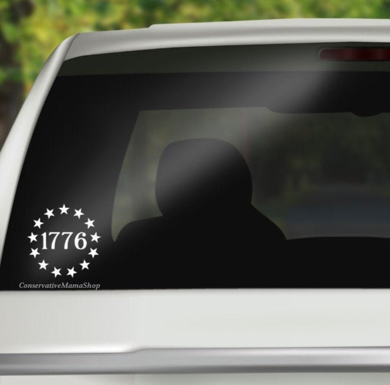 Patriotic Decal American Sticker USA Decal Patriotic Sticker Decal American Decal Freedom Sticker 1776 Freedom Decal