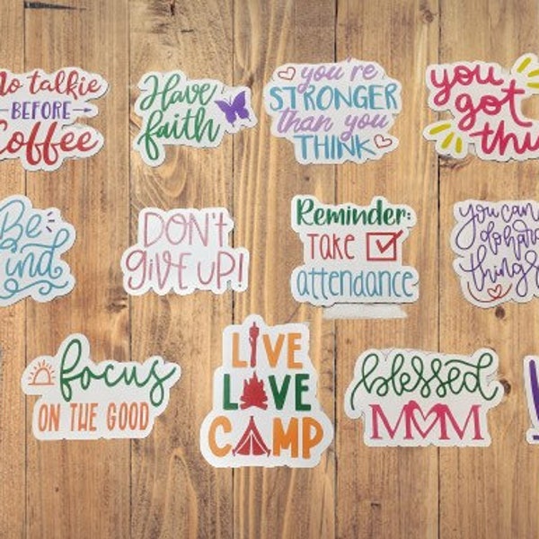 Refrigerator Magnets | Inspirational | Colorful | Fun | Kitchen | Classroom | Office | Lockers | Unique | Gift