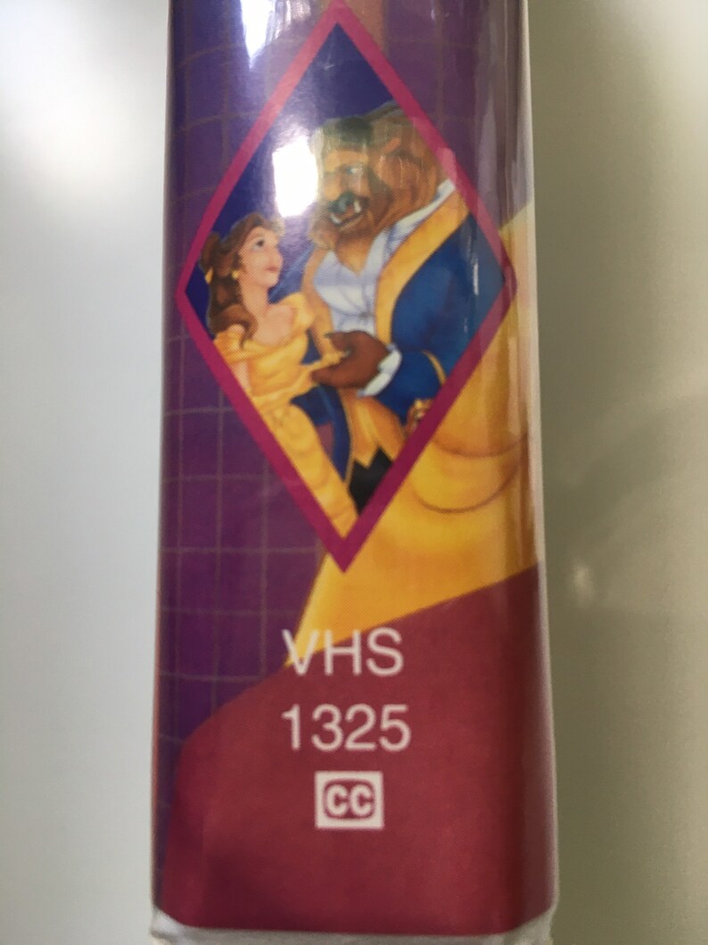 Beauty and the Beast VHS 1325 tape 052892 Etsy
