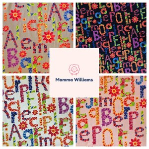 Fabric 100% Cotton 1 x FAT QUARTER 46cm x 50cm ROUND FLOWER Patchwork, Fabric 100% Cotton 1 x FAT QUARTER 46cm x 50cm ROUND FLOWER Patchwork,