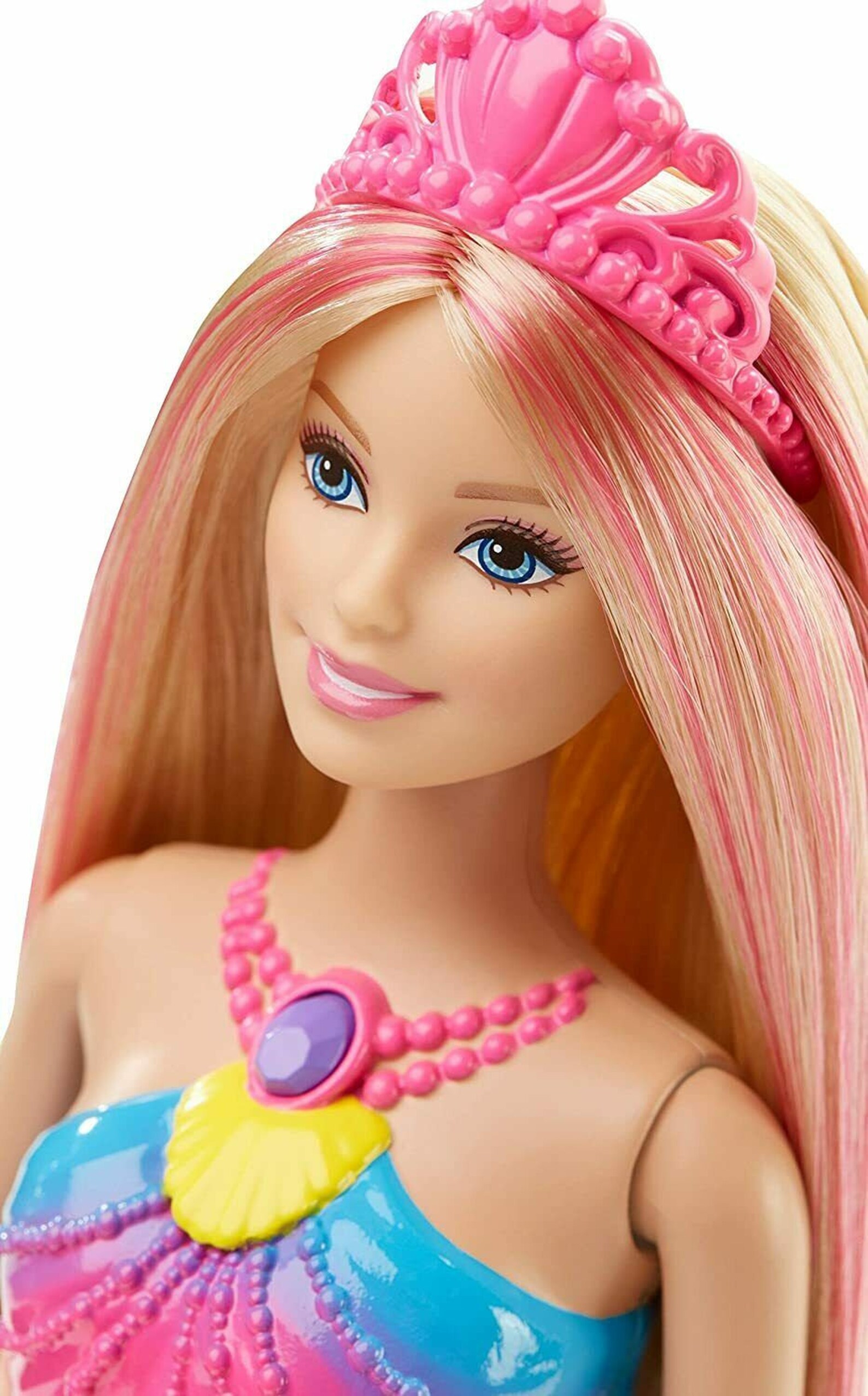 Mattel Dreamtopia Rainbow Light-up Mermaid Barbie Doll Pink | Etsy
