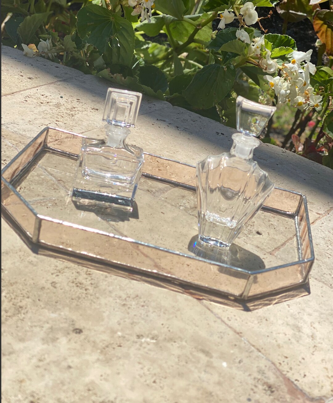 Stained Glass Perfume Tray Etsy