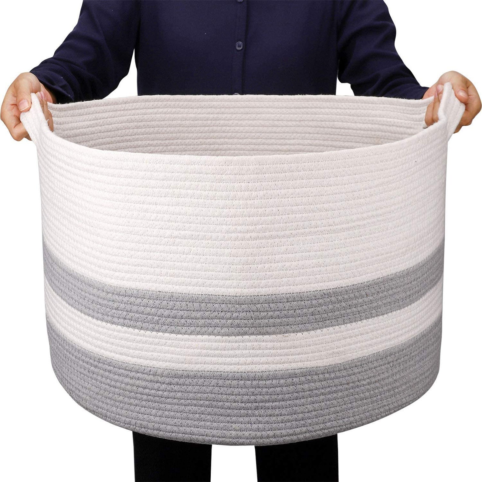 laundry basket cotton