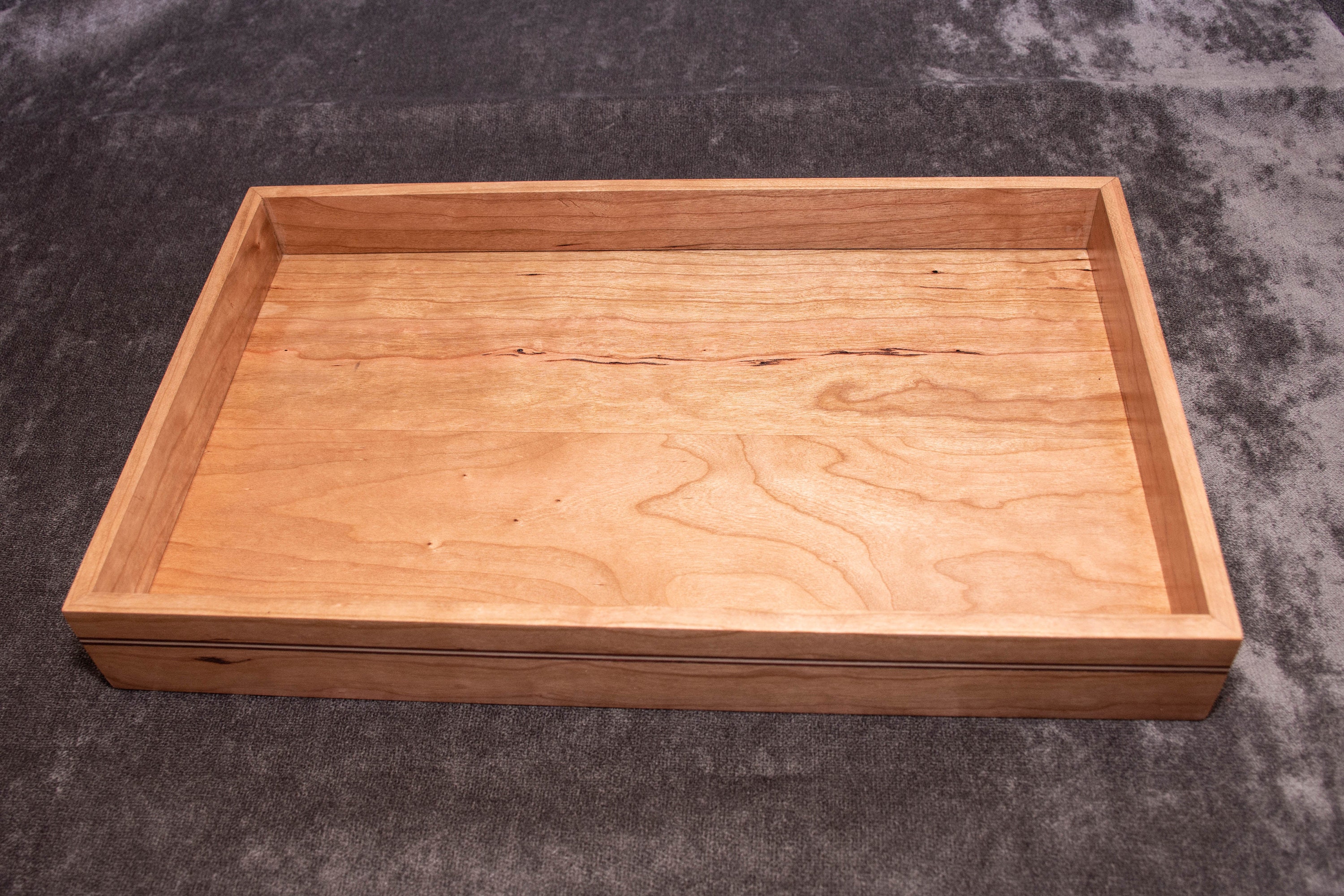 Cherry Desk Organizer. Desk Organizer Tray cherry 16 Etsy