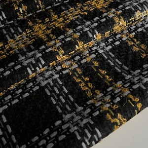 Exclusive high quality WOOL-TWEED fabric, designer fabric, high quality, last piece 60 cm