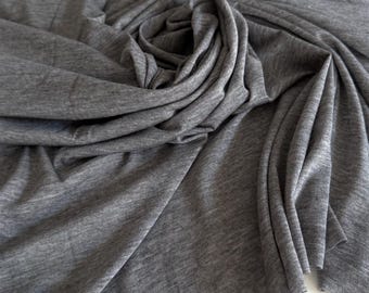 Italian viscose-cashmere knit fabric – designer fabric, very soft, fine knit, premium quality, last piece 1.30 meters