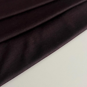 Italian wool knit fabric, designer fabric, fine knit, high quality, color: aubergine (dark), last piece 1.60 meters