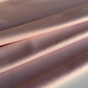 Exclusive Italian cashmere wool fabric, designer fabric, M*x M*ra fabric, premium quality, color: light rose