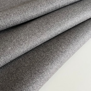 PIACENZA Italian wool fabric, coat fabric, premium quality, color: grey